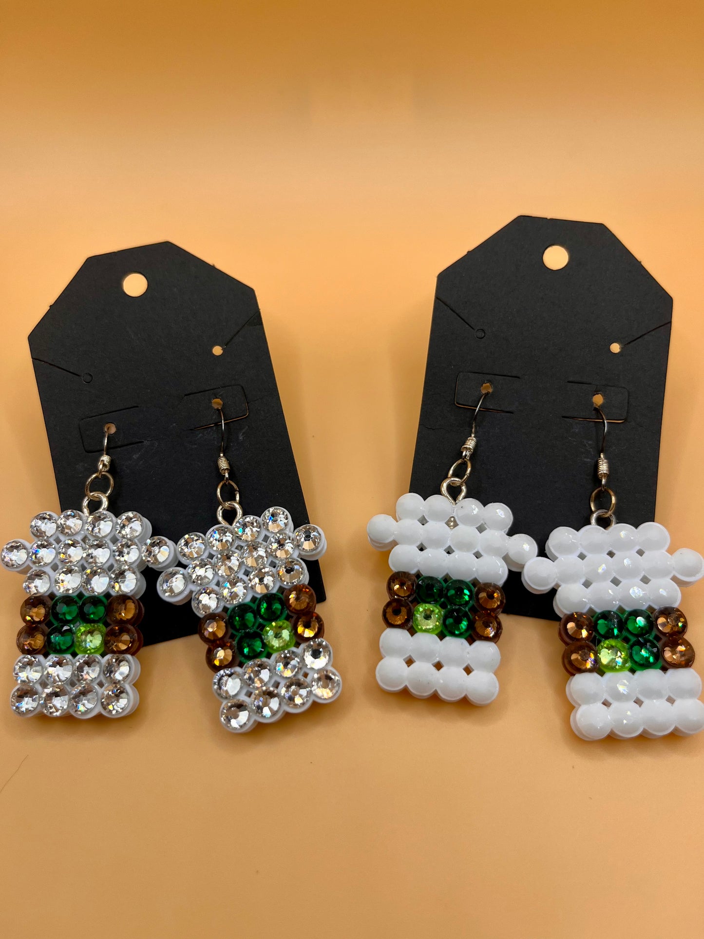 Coffee cup earrings