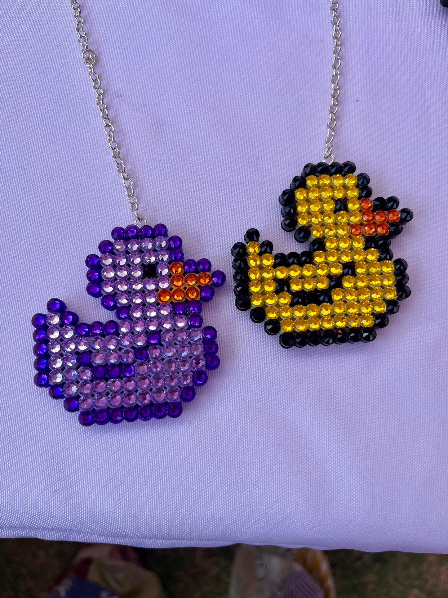 Duck Car Ornament with charm