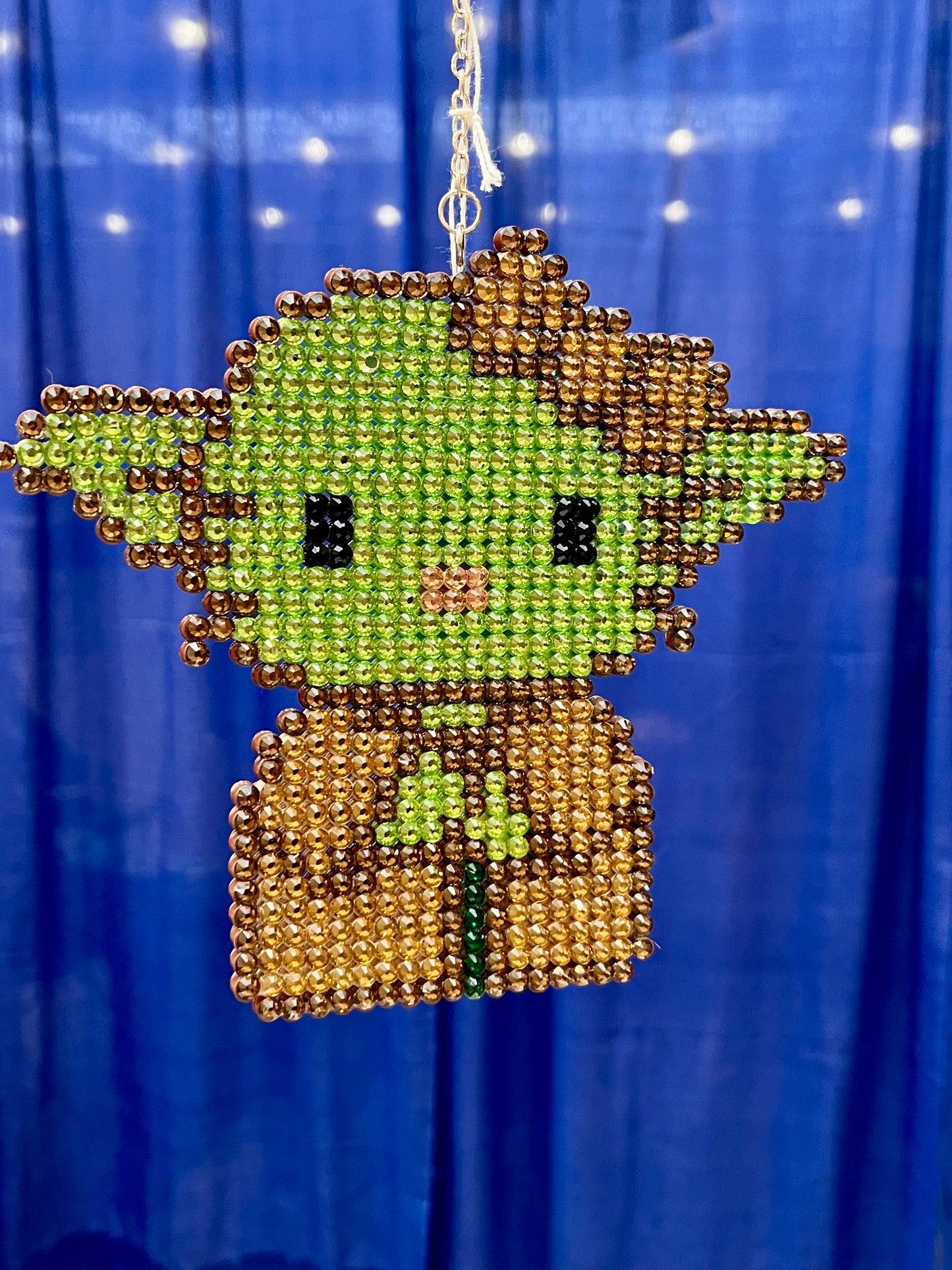 Kitty Mashups:Jedi Kitty Master Anywhere Ornament