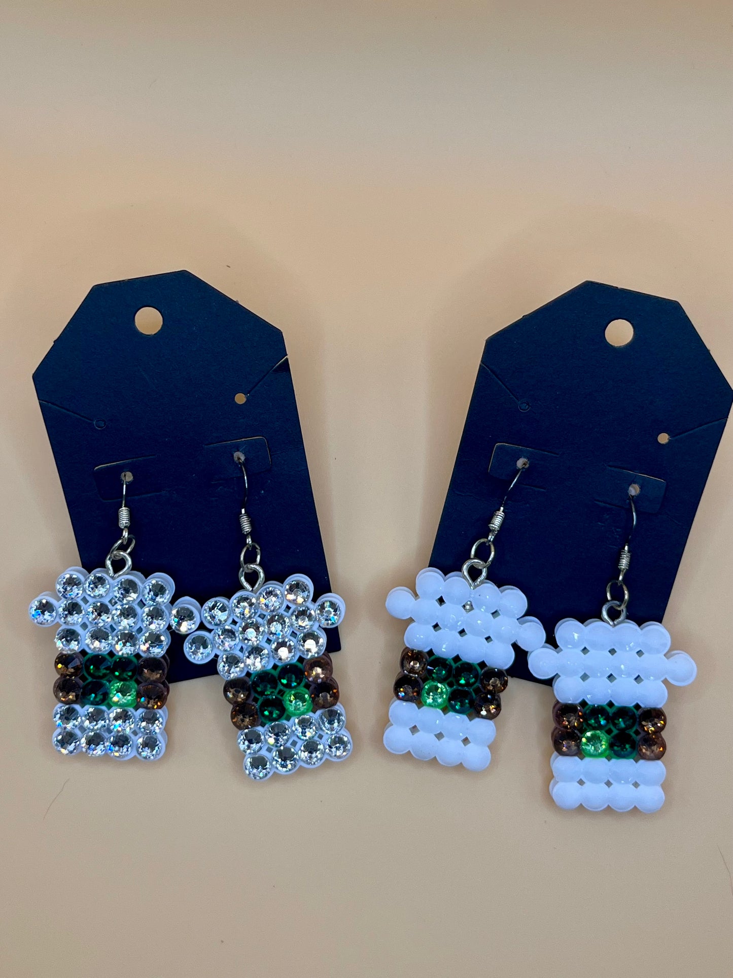 Coffee cup earrings