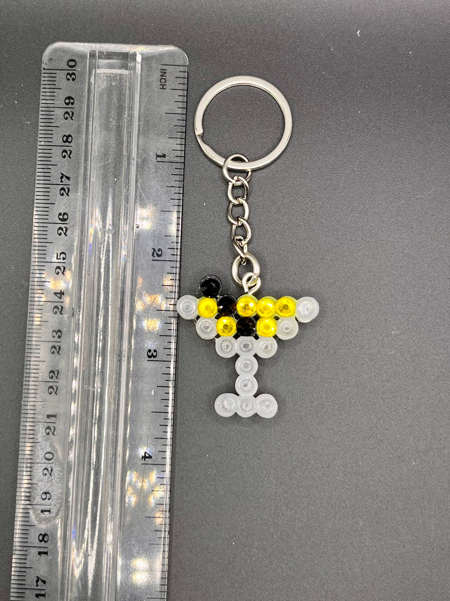 Lemon drop Martini Keychain