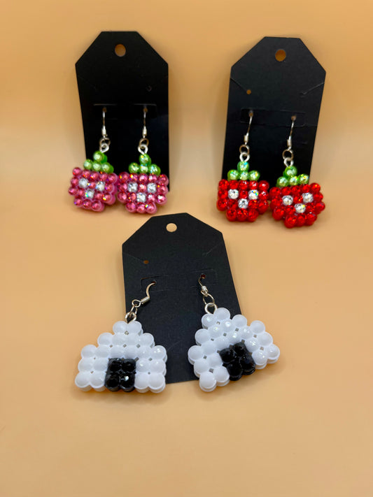 Yummy sushi & strawberry earrings