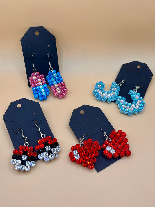 Sparkly cute earrings