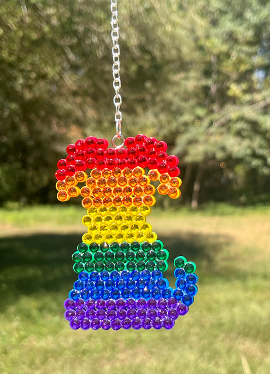 Puppy Car Mirror Light Catchers