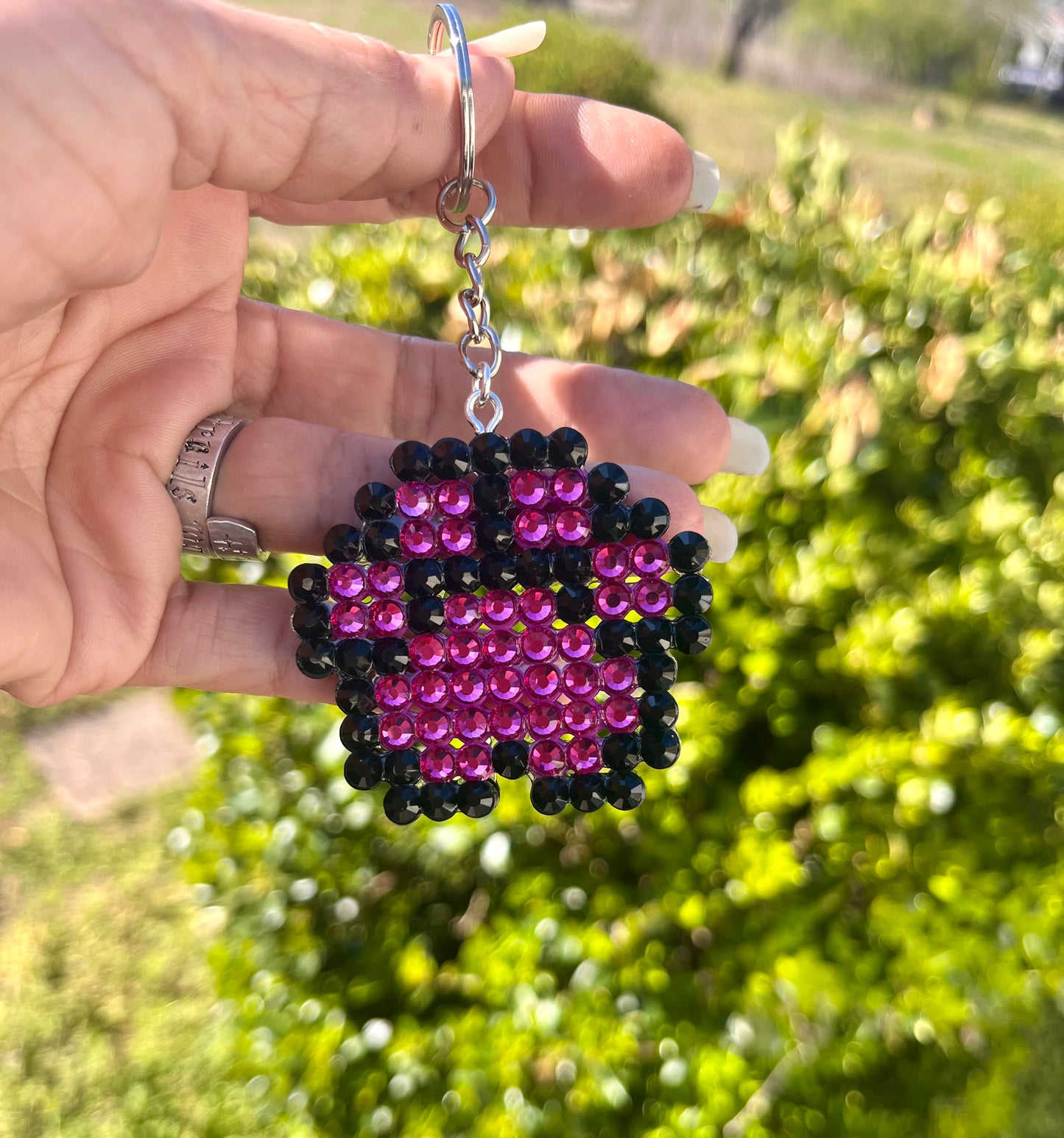 Paw Print Keychain