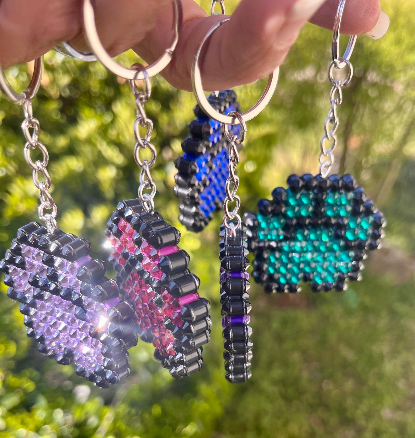 Paw Print Keychain