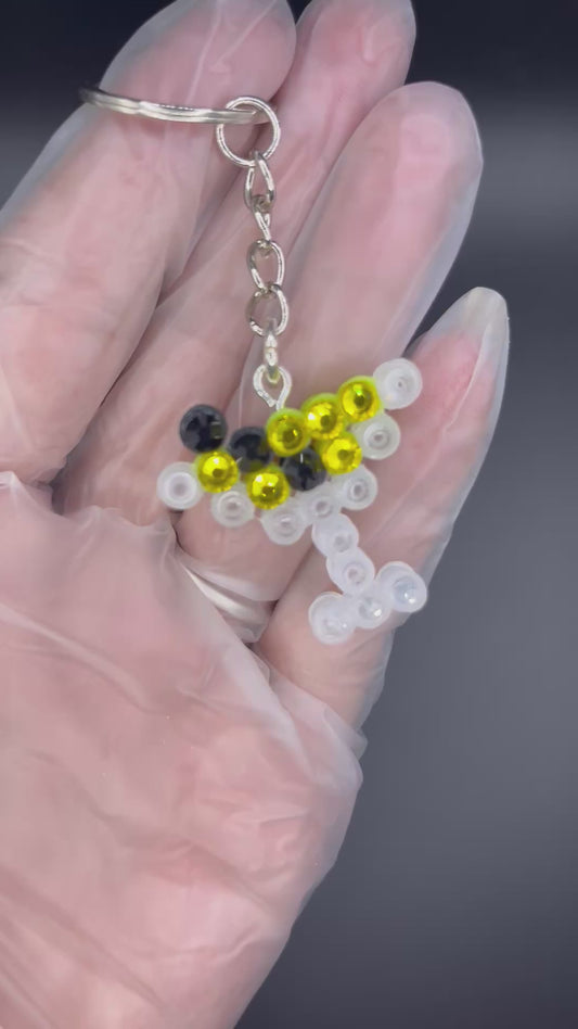Lemon drop Martini Keychain
